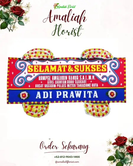 Papan Bunga Ucapan Selamat Dragan